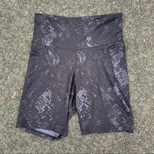 Old Navy Snake Print Bike Shorts